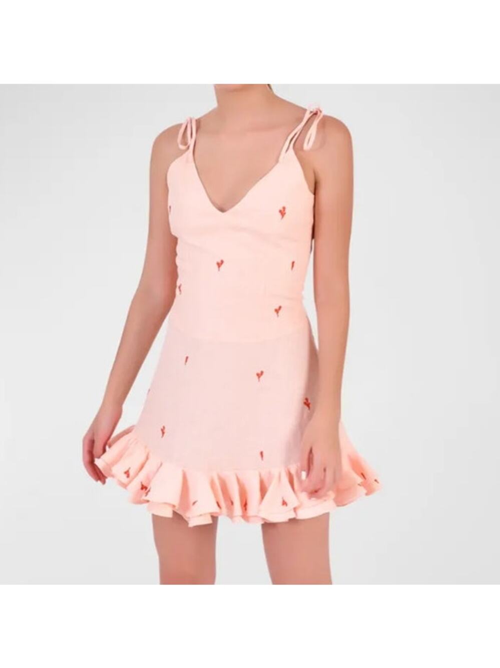 Fanm Mon Coral Mini Dress Size XS